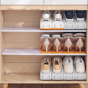 <b>Shoe</b> <b>Rack</b> With Adjustable Height For Sneakers Sandals Heels And Slippers <b>Storage</b> Organizer Standing Type Rectangle Solid Color - Product Image 2