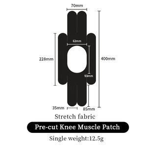 <span class=keywords><strong>Cinta</strong></span> de kinesiología para aliviar el dolor de <span class=keywords><strong>rodilla</strong></span>, deportes precortados, impermeable, transpirable, mejora elástica para soporte de <span class=keywords><strong>rodilla</strong></span> y músculo <span class=keywords><strong>en</strong></span> los deportes - Product Image 5