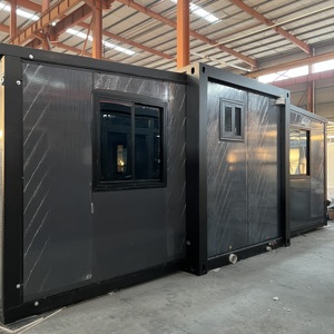 2 phòng ngủ 1 tắm mở rộng container nhà dễ dàng lắp ráp có thể tháo rời kho cho biệt thự căn hộ thép bằng gỗ Sandwich Panel - Product Image 1