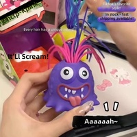 Jouets tendance pour enfants qui font du bruit, jouets populaires, petits monstres anti-stress qui hurlent quand on tire sur leurs cheveux