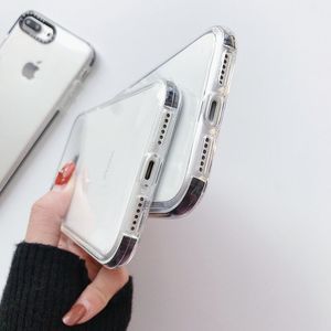 ร้อนขายกันกระแทกใสนุ่ม TPU กันชนสีดำขอบปกสำหรับ <span class=keywords><strong>iPhone</strong></span> <span class=keywords><strong>11</strong></span> <span class=keywords><strong>Pro</strong></span> XR XS <span class=keywords><strong>MAX</strong></span> <span class=keywords><strong>2020</strong></span> - Product Image 4