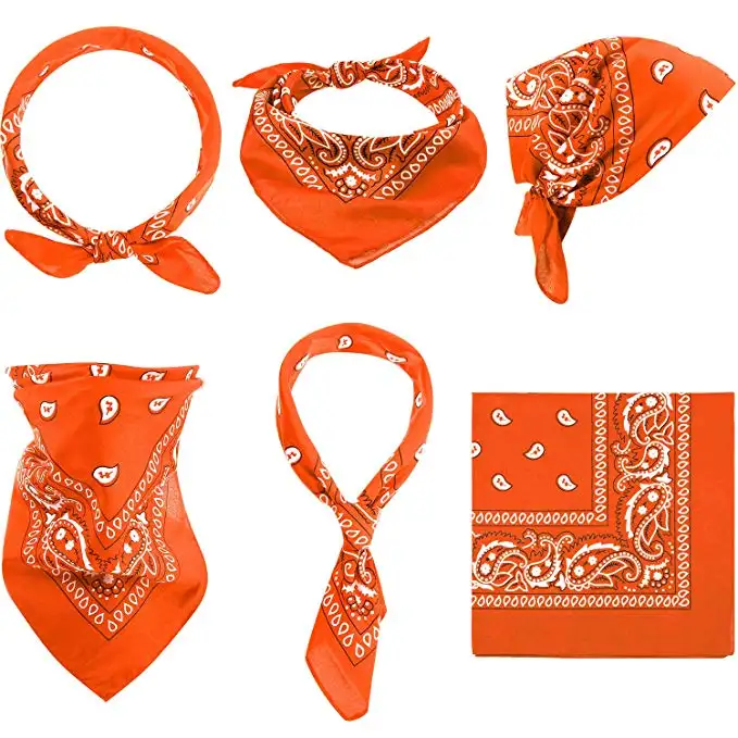 China Factory Supply Katoen Vierkante Groothandel Maken Sjaal Multi Head Wear Tube Bandana