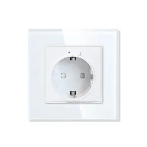EU Alexa Google Home Tuya Wall Smart Socket Remote Control Timing Function Mini Wifi Smart sockets