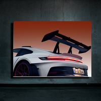 Peinture néon LED pour voiture, art mural de voiture de sport, trois modèles de véhicules plus option personnalisée pour la décoration de garage, salle d'exposition, bureau, salle de jeux