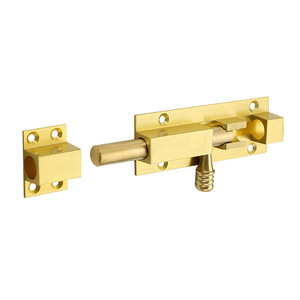 Stainless Steel Door Bolt Thickened Square Type With Plating Surface Treatment For Security Door <b>Window</b> Use - Product Image 2