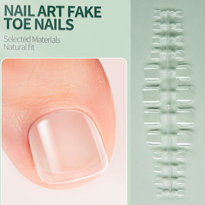 Nailpop Toe Nail Tips Artificiel Acrylique Clair <span class=keywords><strong>Manucure</strong></span> 12 Tailles Couverture Complète Transparent Ongles Outils De Beauté <span class=keywords><strong>Pied</strong></span> Nail 120pcs - Product Image 6