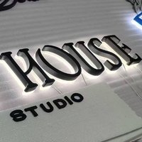 Letras Metálicas 3D de Acero Inoxidable Personalizadas, Letrero Comercial, Logotipo, Nombre, Número, Sin Iluminación, para Montar en Pared, Interior/Exterior