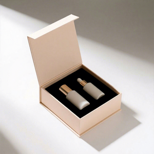 Cajas de Regalo Magnéticas de Lujo Hechas a Mano FX Eu Trendy Coffrets Cadeaux, Caja de Embalaje para Botellas de Suero con Diseño Personalizado - Product Image 2
