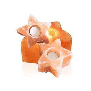 Porte-bougie sel étoile bougies chauffe-plat sel étoile-entreprises siennes - Product Image 6