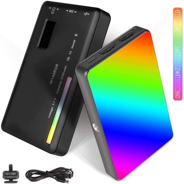 Portable Size RGB 120pcs Led Camera Studio Photography Shooting Fill Light Pocket Mini LED Video Light