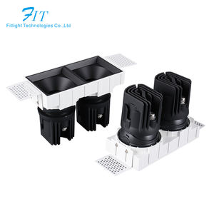 Projecteur LED extérieur sans cadre, <span class=keywords><strong>orientable</strong></span>, étanche IP65, angle de faisceau de 15 degrés, anti-éblouissement, luminaire commercial - Product Image 1