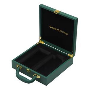 Lussuosa Scatola per Profumi Fatta a Mano in Pelle PU del Guangdong e MDF, Confezione Regalo in Legno per Set Cosmetici, Custodia Personalizzata - Product Image 4