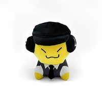 Peluche de 8 pouces en coton et maille, jouet anti-stress, cadeau de jeu de dessin animé