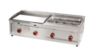 مقلاة تجارية رائجة البيع + مقلاة مزدوجة من الفولاذ المقاوم للصدأ عالي الجودة معدات تعمل بالغاز للاستخدام في المطاعم - Product Image 6