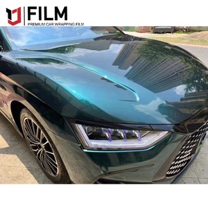 Precio de fábrica, envoltura de <span class=keywords><strong>vinilo</strong></span> verde <span class=keywords><strong>bosque</strong></span> metálico, películas de envoltura verde, rollo de envoltura de coche sin burbujas de aire, <span class=keywords><strong>vinilo</strong></span> de cuerpo completo - Product Image 3