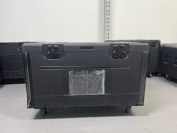 Nouvelle valise de transport noire en PE, expédiée démontée ; dotée d'un revêtement en mousse EVA absorbant les chocs et de séparateurs mobiles.