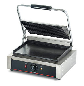 Grille de presse à <span class=keywords><strong>Panini</strong></span> de Contact de machine à Sandwich électrique à <span class=keywords><strong>gaz</strong></span> de fonte professionnelle - Product Image 1