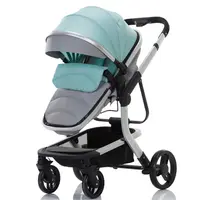 Poussette légère et pliante pour bébé, accessoire de voyage Simple et  Compact, à quatre roues, deux voies - AliExpress