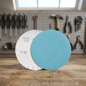 Disques de ponçage FERVI VELCRATI 150 mm 60 grains (paquet de 100) - Product Image 3