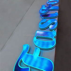 Letrero Luminoso 3D Colorido para Tienda, Letrero Publicitario Tridimensional, Letrero Exterior Impermeable y Brillante - Product Image 5