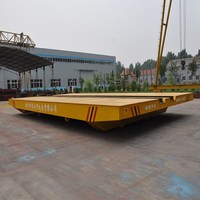 Chariot de transfert motorisé à barres chauffantes pour bobines d'acier, fonderie, métal fondu, chariot à rail robuste