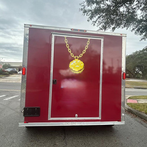 เครื่องทำป๊อปคอร์นทรงสี่เหลี่ยม ได้รับการรับรองมาตรฐาน DOT CE พร้อมอุปกรณ์ครบครันสำหรับโรงภาพยนตร์ ร้านขายขนมข้างทาง และรถพ่วงขายอาหาร - Product Image 1