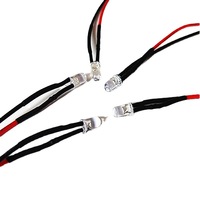 Cable de Cobre Estañado de Alta Calidad con Terminal, Luz Indicadora LED, Arnés de Cables Electrónicos para Automóvil, Goma, 12V