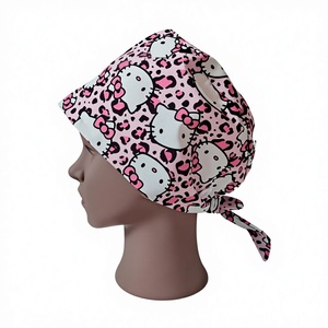Cappelli Chirurgici PPG con Fodera in Raso, Design Personalizzato con Stampa Cartoon, Unisex, Cappelli da Infermiere con Fodera in Raso, Cappelli Chirurgici con Stampa di Personaggi - Product Image 4