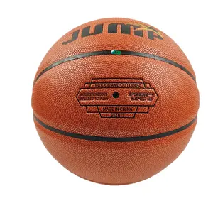 Ballon de basket-ball personnalisé en cuir microfibre pour entraînement de basket-ball taille 7