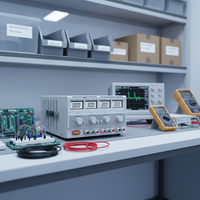 Alimentation électrique analogique linéaire DC HY3003D-3 30V/3A à trois canaux, alimentation de banc à tension et courant variables