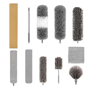 Flexible Stainless Steel Ceiling Cleaning <b>duster</b> All in One Multifunctional Long Telescopic <b>Extendable</b> Microfiber <b>Dusters</b> - Product Image 1