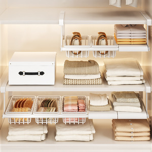 Estante de Almacenamiento Bajo Gabinete Sea Shark, Acero al Carbono, Multiusos, para Encimera de Cocina, Dormitorio, Organizador Colgante de Varios Niveles - Product Image 1