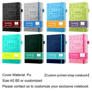Agenda à couverture rigide B5 A5, agenda quotidien portable en gros, format de poche imperméable, carnet personnalisé, cahier pour étudiants, école - Product Image 2