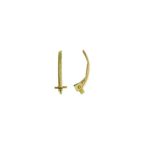 Clip de réparation <span class=keywords><strong>en</strong></span> <span class=keywords><strong>or</strong></span> 14 carats 18 carats/connecteur de collier de chaîne à rivets inachevé, 0mm, vendu par PC - Product Image 1