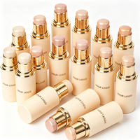 Stick de contouring et de mise en valeur personnalisé avec logo, végan, waterproof, longue tenue, crème chatoyante, haute pigmentation, éclat naturel, maquillage visage et corps