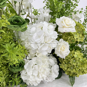 DKB Camino de Flores al por Mayor para Decoración de Bodas, Flores Artificiales para el Pasillo, Fondo Floral para Decoración de Ceremonias de Boda - Product Image 5