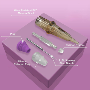 Aguja de Cartucho para Maquillaje Permanente POPU OEM ODM, Certificación CE, Posicionamiento Preciso, Etiqueta Privada Personalizada, Cartucho de Aguja para Tatuaje PMU - Product Image 5