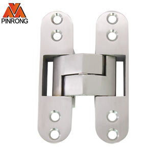 180 درجة لينة هادئة إغلاق باب الأرجوحة المزدوجة الفولاذ المقاوم للصدأ مفصلات غير مرئية - Product Image 5