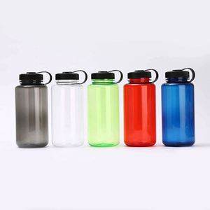 High-Temperature Resistant Custom-Printed Tritan Plastic <b>Reusable</b> Water Bottle for Student Sports Use. - Product Image 5