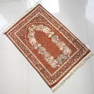 Alfombra de Oración Islámica de Chenilla Antideslizante con Relieve, Lavable, con Diseño Floral, Estilo Musulmán para el Hogar, Picnic y Mezquita, Venta al Por Mayor - Product Image 5