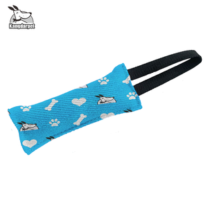 <b>Interactive</b> Dog Tug Chew <b>Toy</b> with Handle - Tear-Resistant Teething Relief <b>Toy</b> for Small/Medium Dogs Multi Colors - Product Image 1