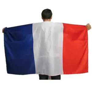 Высокое качество, печать логотипа на заказ, все страны, Франция, футбольные флаги, флаг, флаг, тело, для мероприятия