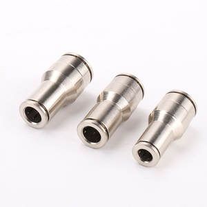 Raccord rapide pneumatique résistant à haute température et haute pression série PG, tuyau d'air, 8-10-12, réduction en ligne - Product Image 4