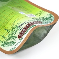 Emballage en sachet en mylar de forme irrégulière, logo alimentaire, directement de l'usine, sachet en plastique scellé sur trois côtés