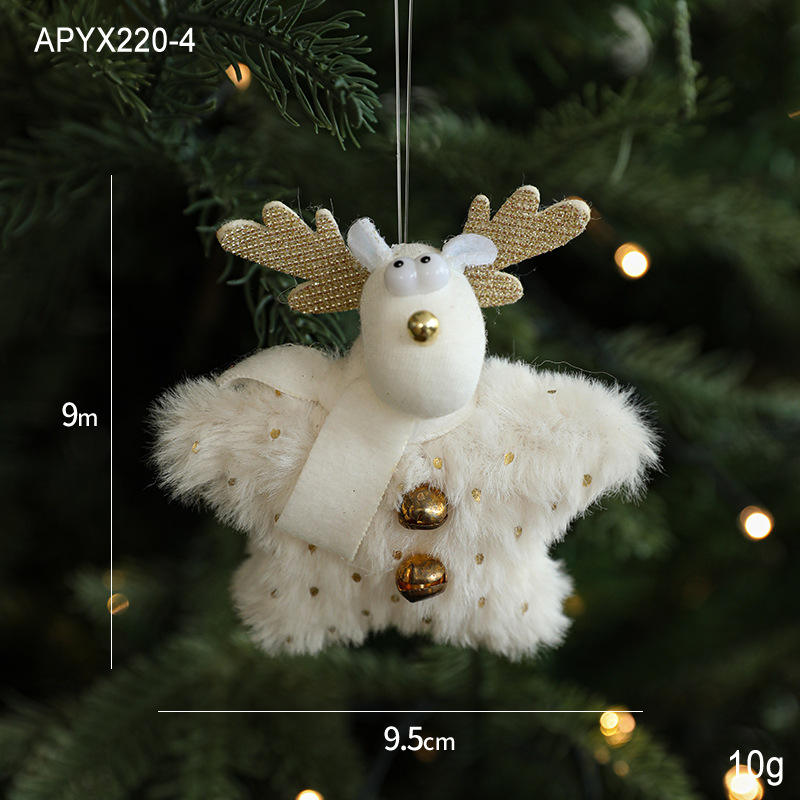 จี้กำมะหยี่สีขาวสไตล์ E