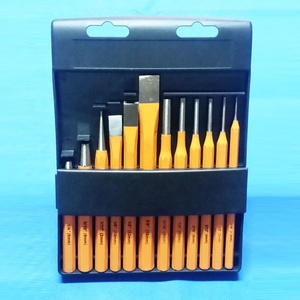 Профессиональный 12 шт. Набор для изготовления дыроколов и долотков, промышленный класс, поддерживаемый пластиковый корпус - Product Image 2