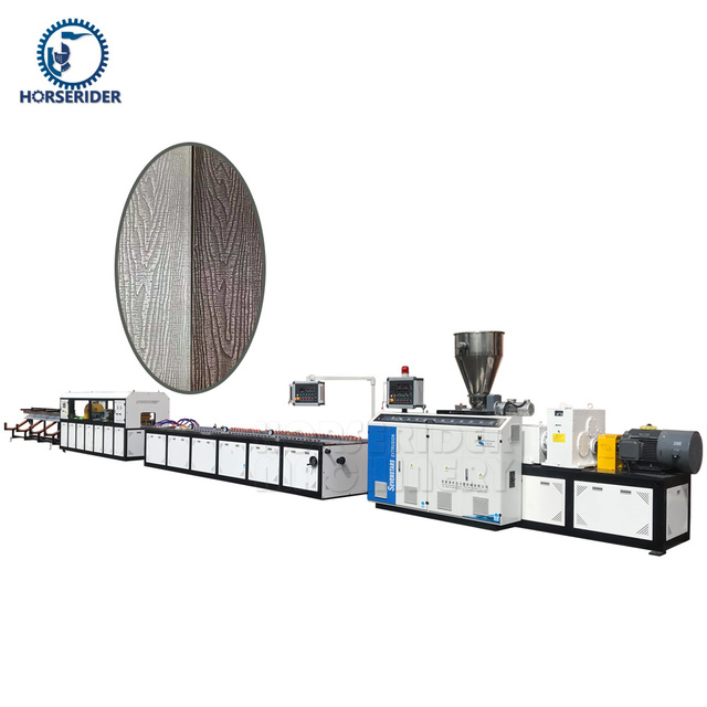 Horserider PVC Wood Plastic Door and Door Frame Making Machine WPC Wood Plastic Door Panel and Profile Extrusion Line