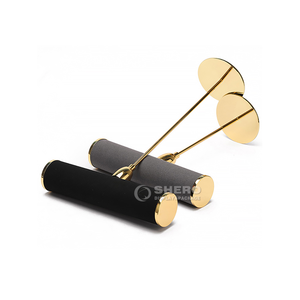 Plateau de présentation de bijoux en noir et gris de luxe, support de présentation d'anneaux et de bracelets en forme d'escalier - Product Image 4