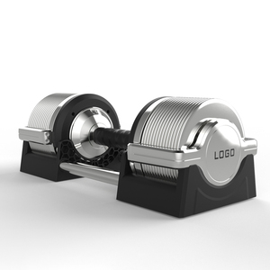 Haltères en acier commerciaux réglables de 32 kg, incrément de 1 kg, ensemble d'haltères électro-plaqués <span class=keywords><strong>GOCHA</strong></span> GC-116 - Product Image 3