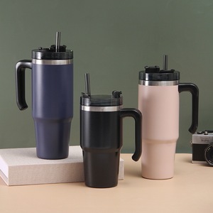 20oz tumbler <b>with</b> handle <b>with</b> <b>straw</b> bpa-free 30oz stainless steel tumbler reusable stainless steel tumbler <b>with</b> <b>straw</b> - Product Image 2